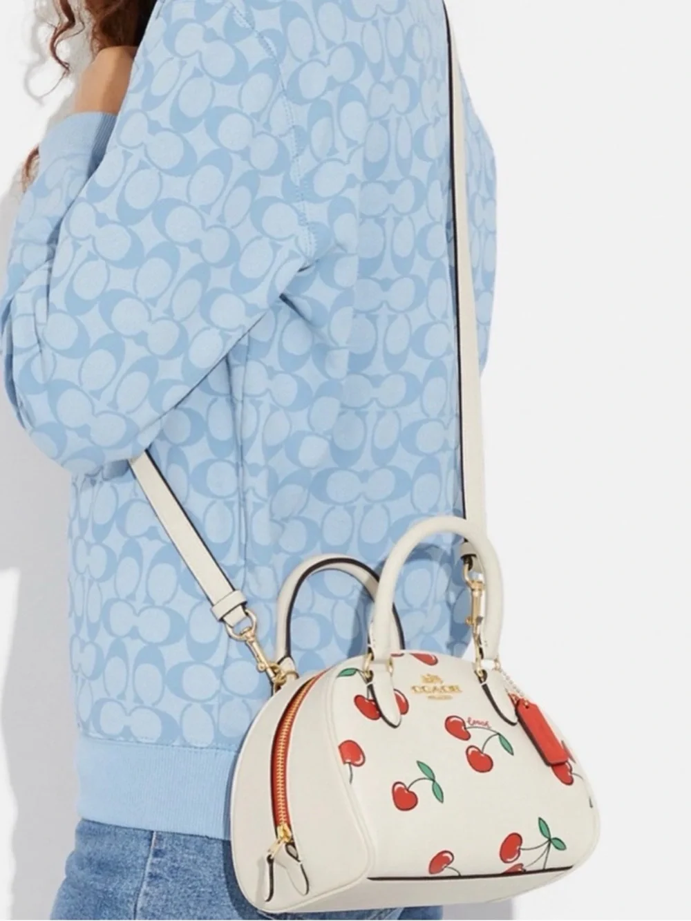 Coach 🍒 Cherry & Purse New With Tags - Picture 2 of 10